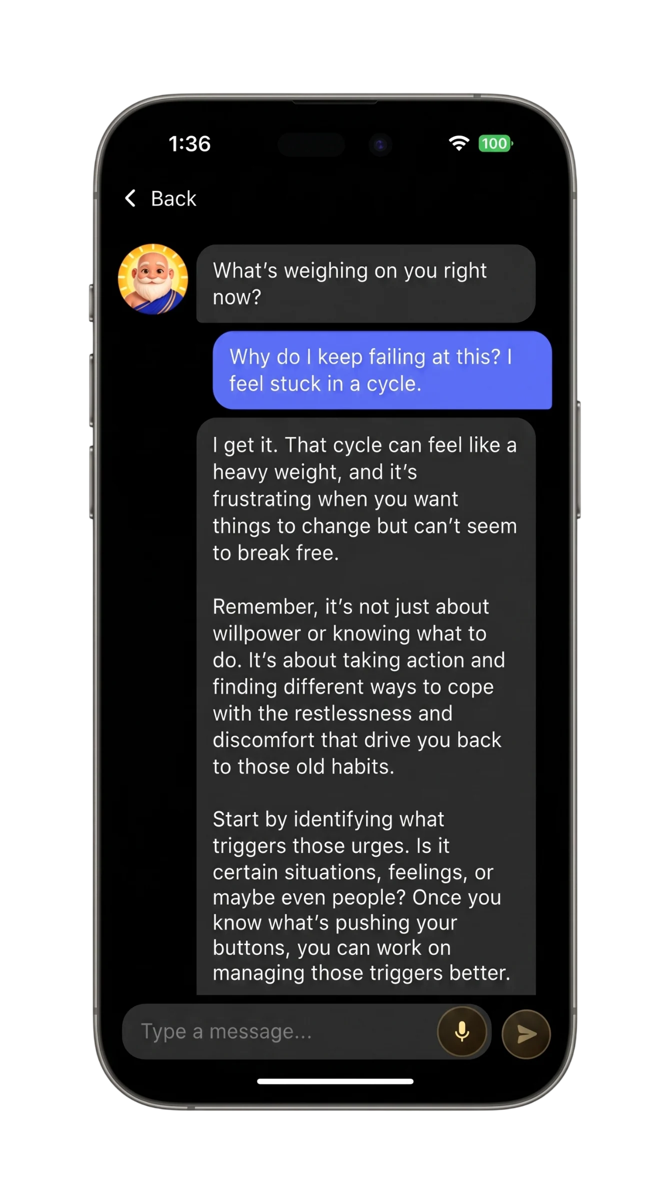 WITHIN U Auryn AI chat